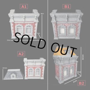 画像: GT Mini Toys 1/12 レンガ 建物 ジオラマ 4種 *予約