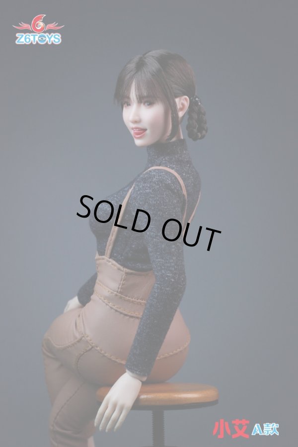 Z6TOYS 1/6 アジアンガール 表情 女性 ヘッド 眼球可動 舌出し