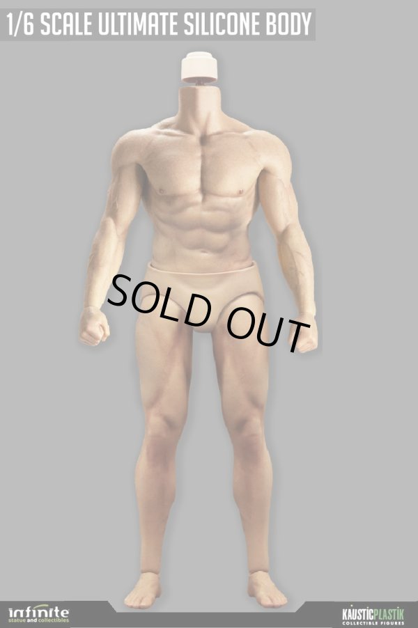 画像1: Infinite Statue × Kaustic Plastik 1/6 アルティメット 男性素体 マッスルボディ シリコーン素材 *予約