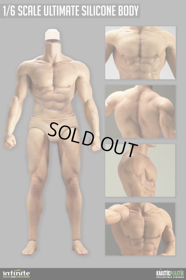 画像5: Infinite Statue × Kaustic Plastik 1/6 アルティメット 男性素体 マッスルボディ シリコーン素材 *予約