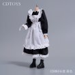 画像1: CDToys 1/6 ロリータ メイド ロング ドレス アクションフィギュア用 6種 TBLeague CD083-1 *予約