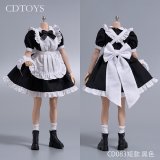 画像: CDToys 1/6 ロリータ メイド ショート ドレス アクションフィギュア用 6種 TBLeague CD083-2 *予約