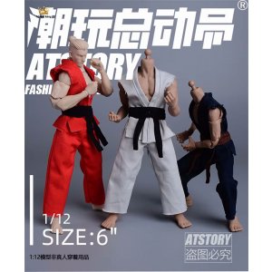 画像: FBT-st 1/12 ファイター 袖なし 道着 アクションフィギュア用 3種 *予約