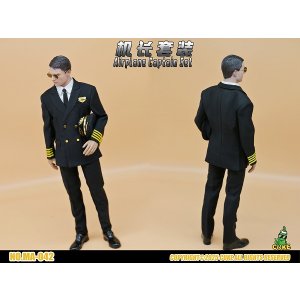 画像: CUKE TOYS 1/6 エアプレーン キャプテン コスチューム 衣装 セット アクションフィギュア用 MA-042 *予約