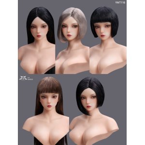 画像: YMTOYS 1/6 セクシー ビューティー 女性ヘッド 眼球可動 5種 YMT116 *予約 