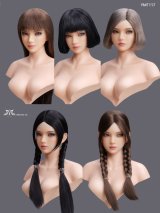 画像: YMTOYS 1/6 セクシー ビューティー 女性ヘッド 眼球可動 5種 YMT117 *予約