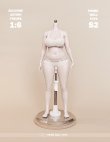 画像2: Prime Doll Toys 1/6 アーティキュレーテッド プラチナシリコン 女性素体 可動フィギュア ボディ S2シリーズ 【白肌 ぽっちゃり】 3種 *予約 