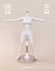 画像2: Prime Doll Toys 1/6 アーティキュレーテッド プラチナシリコン 女性素体 可動フィギュア ボディ S4シリーズ 【白肌 スリム】 3種 *予約 
