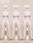 画像1: Prime Doll Toys 1/6 アーティキュレーテッド プラチナシリコン 女性素体 可動フィギュア ボディ S3シリーズ 【白肌 筋肉質】 3種 *予約 