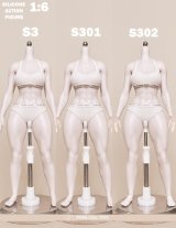 画像: Prime Doll Toys 1/6 アーティキュレーテッド プラチナシリコン 女性素体 可動フィギュア ボディ S3シリーズ 【白肌 筋肉質】 3種 *予約 