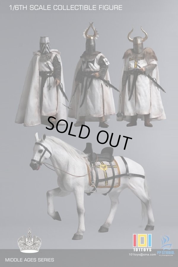 画像1: 【特典】101TOYS × PP STUDIO 1/6 中世チュートン騎士団 3体フルセット アクションフィギュア MA001D *予約