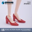 画像7: ZYTOYS 1/6 フィメール ハイヒール シューズ アクションフィギュア用 3種 ZY1046 *予約