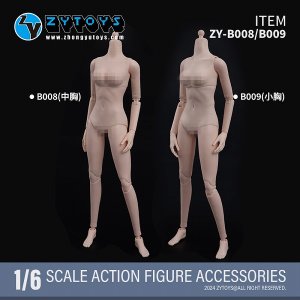 画像: ZYTOYS 1/6 フィメール ボディ 2種 アクションフィギュア用 ZY-B008 ZY-B009 *予約