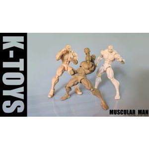 画像: K-Toys 1/12 マスキュラーマン アクションフィギュア ボディ 男性素体 3種 KT001 *予約