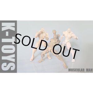 画像: K-Toys 1/12 マスキュラーマン アクションフィギュア ボディ 男性素体 3種 KT001 *予約
