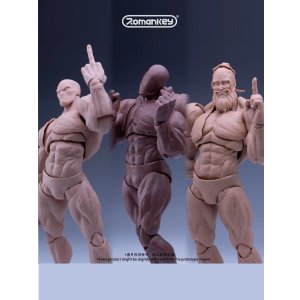 画像: Romankey x COWL 1/12 超可動 ビッグガイ 男性素体 ボディアクションフィギュア 3種 UMS003 *予約