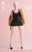 画像18: WORLD BOX 1/6 ガールズボディ プラスサイズ AT218 ペール ライトタン / 女性アウトフィット CA023 *予約