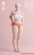 画像2: WORLD BOX 1/6 ガールズボディ プラスサイズ AT218 ペール ライトタン / 女性アウトフィット CA023 *予約