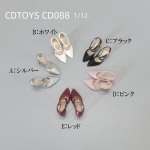 画像: CDToys1/12 クロス ストラップ ハイヒール シューズ 5種 TBLeague CD0088-12 *予約