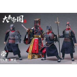 画像: 303TOYS 1/12 大秦帝国 始皇帝 + 秦士戟 + 秦士羽 + 秦士鋭 4体セット ≪アルティメットDX版≫ アクションフィギュア HX005 *予約