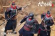 画像4: 303TOYS 1/12 大秦帝国 始皇帝 + 秦士戟 + 秦士羽 + 秦士鋭 4体セット ≪アルティメットDX版≫ アクションフィギュア HX005 *予約