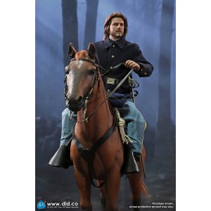 画像: DID 1/6 US アーミー 第7騎兵連隊 1876 ネイサン大佐 アクションフィギュア NS80186 & 軍馬 E60082 *予約