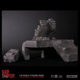 画像: MOJING TOYS 1/6 廃墟の階段 ジオラマ ベース L008 *予約