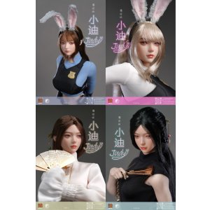 画像: i8toys 1/6 女性ヘッド ジュディ + 服 セット 眼球可動 4種 i8-C010 *予約