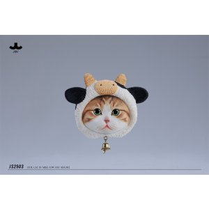 画像: JXK & small 牛さんの帽子をかぶった猫ちゃん マグネット 磁石 JS2503 *予約