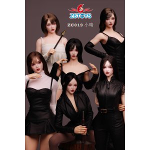 画像: Z6TOYS 1/6 アジアン ビューティー 女性ヘッド 小晴 眼球可動 6種 ZC019 *予約