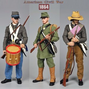 画像: QORANGE QOTOYS 1/6 アメリカ南北戦争 1864年 装備品 アクセサリーパック 3種 QOM-1056 *予約