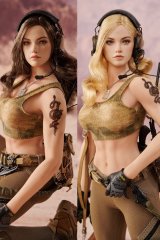 画像: VERYCOOL 1/6 デザート フィメール ソルジャー タリア 2種 VCF-2069 *予約