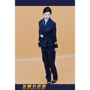 画像: CUKE TOYS 1/6 女性機長 ユニフォーム セット フィギュア用 MA-050 *予約