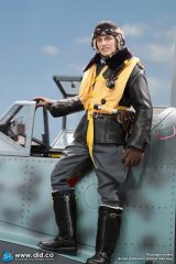 画像: DID 1/6 WWII German Luftwaffe Ace Pilot – Erich Hartmann アクションフィギュア D80190 / WWII German Bf-109G Cockpit (Grey Blue) E6008 *予約