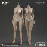 画像: True1Toys 1/6 プラチナシリコーン フルボディ ラージバスト 素体 ボディ単体 アクションフィギュア用 / ヘッド付  4種 TR1026 *予約