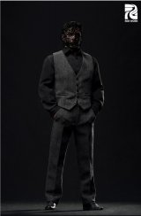 画像: Rise Work 1/6 バット グレー ベスト 衣装セット RW05 アクションフィギュア用 *予約