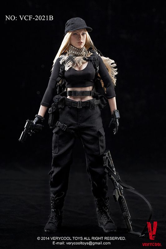 VERYCOOL 1/6 女性狙撃手 （ブラック） *予約 - 1/6フィギュア通販専門