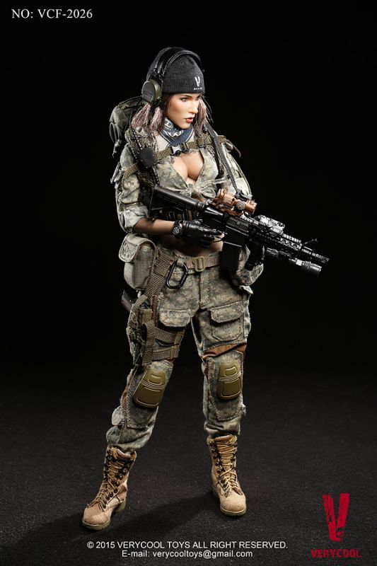 VERYCOOL 1/6 アメリカ陸軍 女性狙撃兵 ACU 迷彩服 フィギュア *お