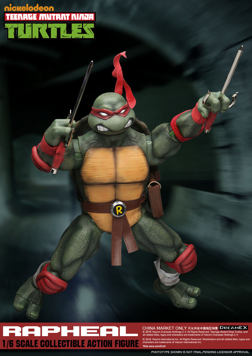 ラッピング対象外 TMNT DreamEX タートルズ ラファエロ 可動フィギュア