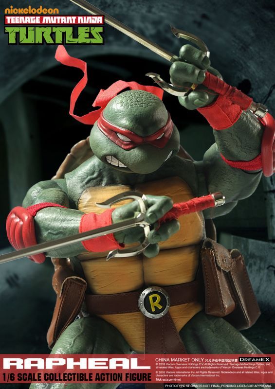 ラッピング対象外 TMNT DreamEX タートルズ ラファエロ 可動フィギュア