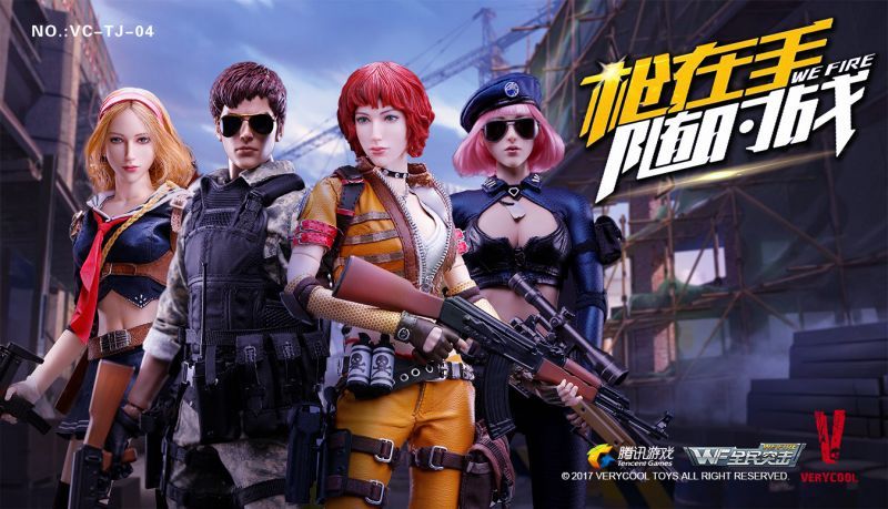 VERYCOOL 1/6 Wefire of Tencent Game 女性傭兵 ハートキング/Heart