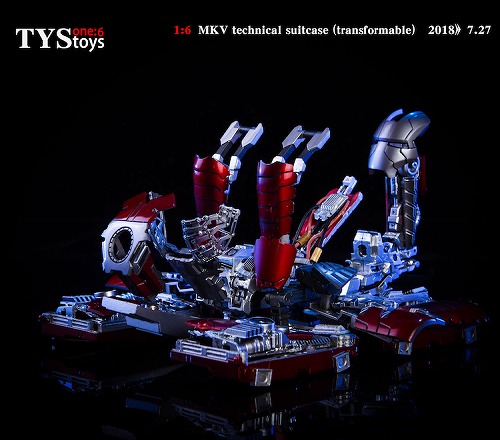 画像1: TYStoys 1/6 TYX01 MKV テクニカル トランスフォーマブル スーツケース *お取り寄せ