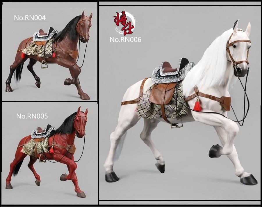JSModel 1/6 戦馬 with 馬具 セット Battle Horse RN004/RN005/RN006 