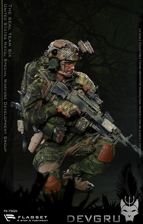 FLAGSET 1/6 US SEALs Team 6 ”DEVGRU” Jungle Dagger アクション