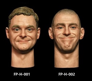 画像1: Facepoolfigure 1/6 男性 表情 ヘッド （FP-H-001/FP-H-002） *お取り寄せ