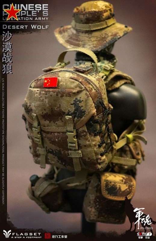 FLAGSET 1/6 中国人民解放軍 デザート ウルフ アクションフィギュア FS 