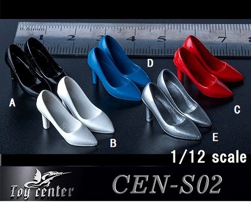 Toys Center 1/12 ハイヒール 5種 CEN-S02 *お取り寄せ - 1/6