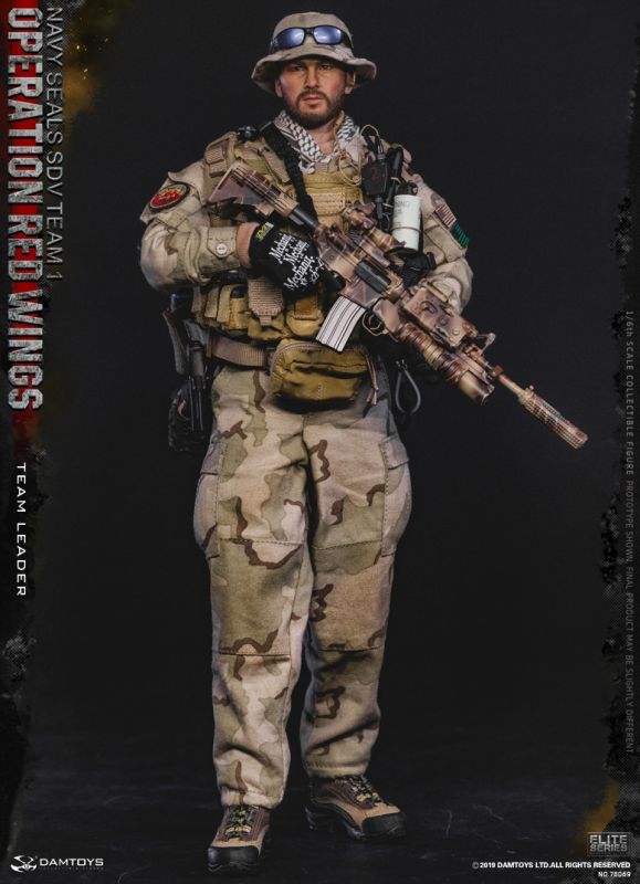 DAMTOYS 1/6 米海軍特殊部隊 ネイビーシールズ SDVチーム1 - チームリーダー ”レッド・ウィング作戦” in アフガニスタン  アクションフィギュア 78069 * お取り寄せ - 1/6フィギュア通販専門店 - トレジャートイズ