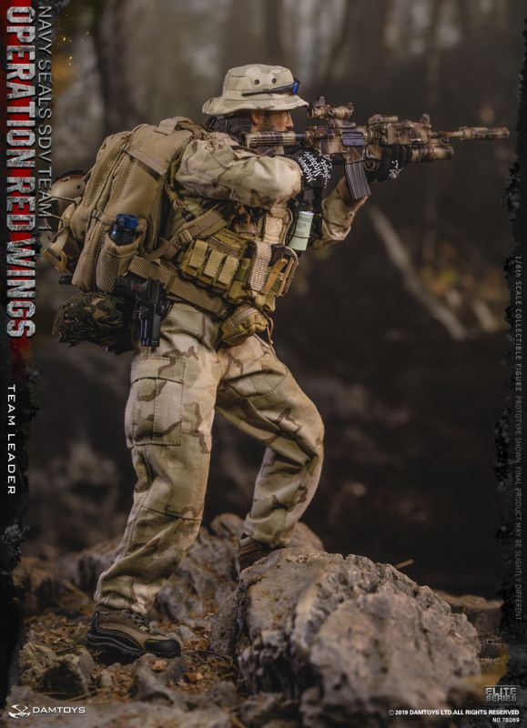 DAMTOYS 1/6 米海軍特殊部隊 ネイビーシールズ SDVチーム1 - チームリーダー ”レッド・ウィング作戦” in アフガニスタン  アクションフィギュア 78069 * お取り寄せ - 1/6フィギュア通販専門店 - トレジャートイズ