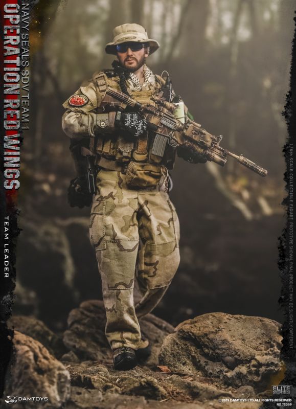 DAMTOYS 1/6 米海軍特殊部隊 ネイビーシールズ SDVチーム1 - チームリーダー ”レッド・ウィング作戦” in アフガニスタン  アクションフィギュア 78069 * お取り寄せ - 1/6フィギュア通販専門店 - トレジャートイズ